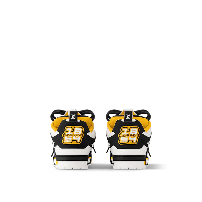 LOUIS VUITTON SKATE NOIRE JAUNE