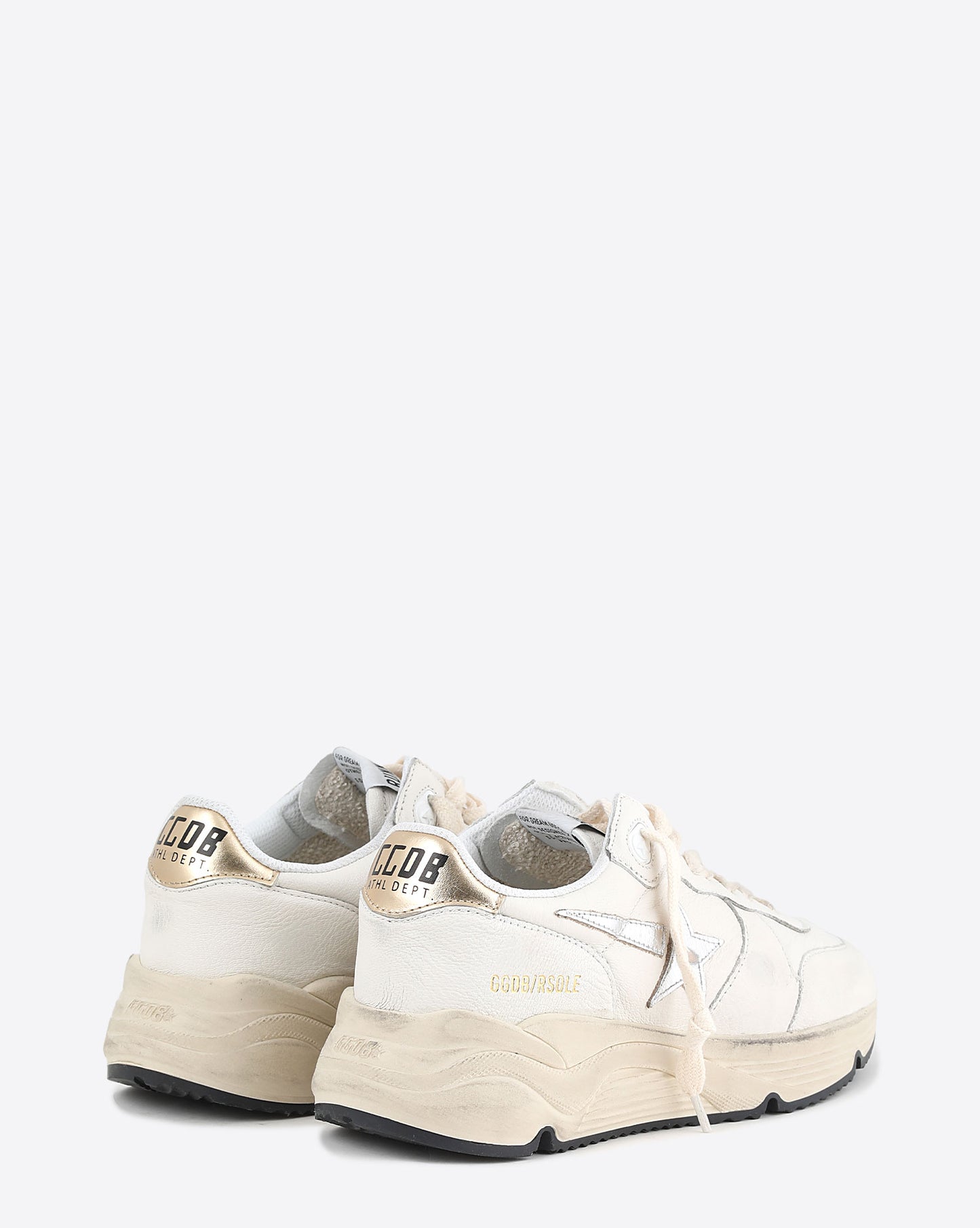 GOLDEN GOOSE RUNNING BLANCHE DORÉE ARGENTÉE