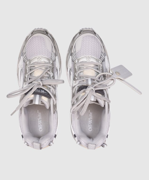 OFF WHITE BE RIGHT BACK GRISE