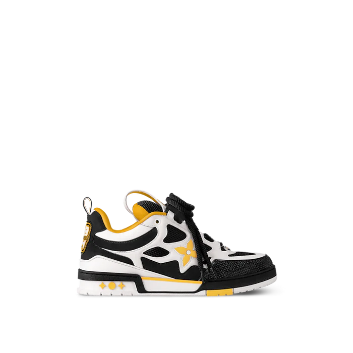LOUIS VUITTON SKATE NOIRE JAUNE