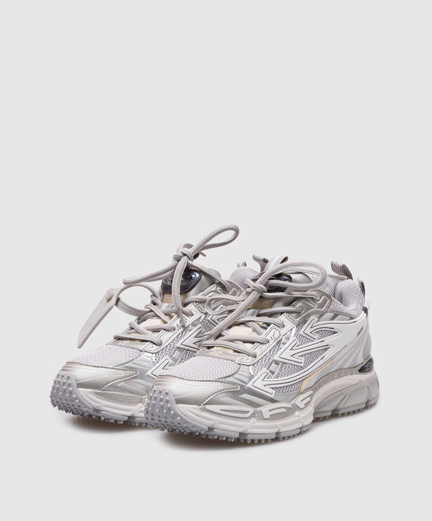 OFF WHITE BE RIGHT BACK GRISE