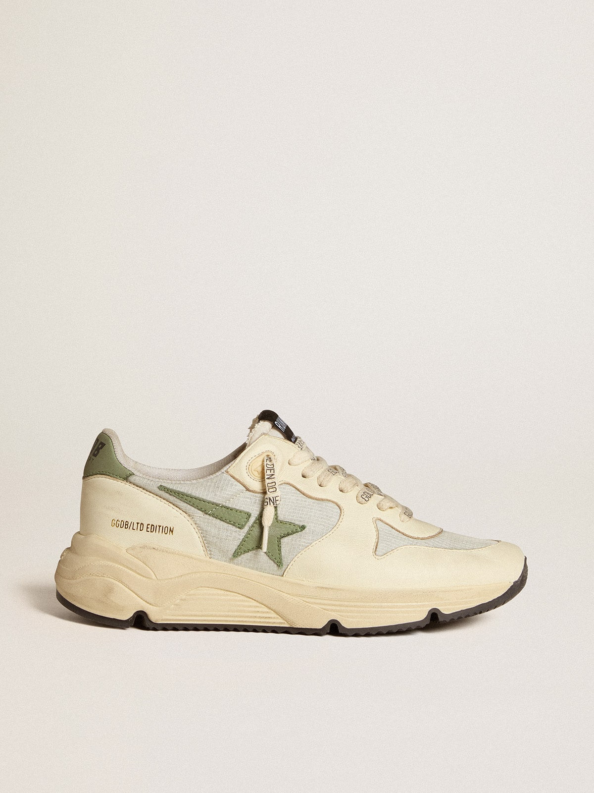 GOLDEN GOOSE RUNNING BEIGE KAKI