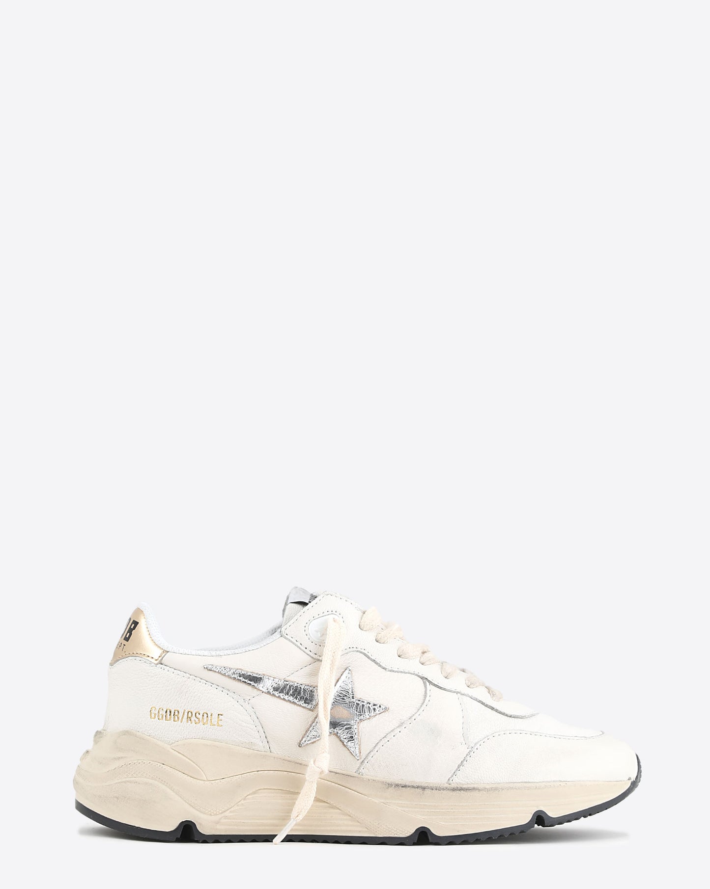 GOLDEN GOOSE RUNNING BLANCHE DORÉE ARGENTÉE