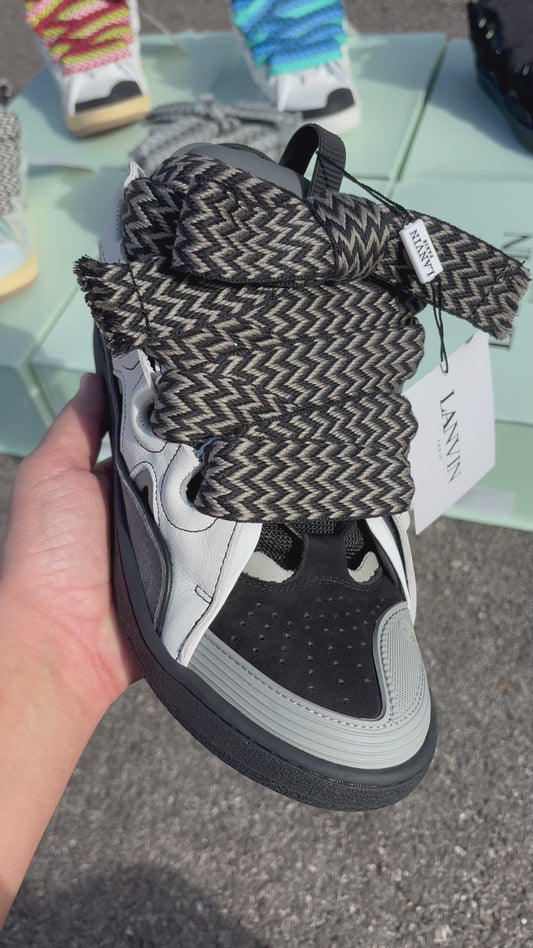 LANVIN CURB GRISE NOIRE