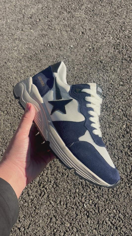 GOLDEN GOOSE RUNNING BLEU MARINE NOIR