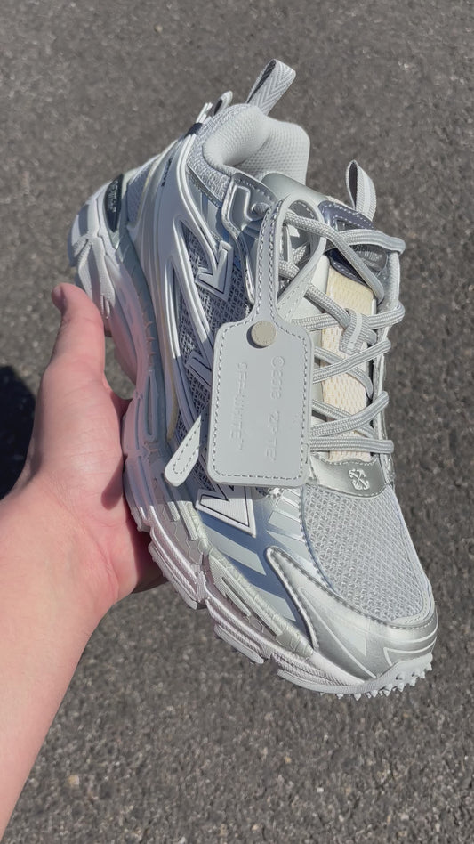 OFF WHITE BE RIGHT BACK GRISE