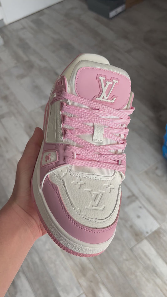 LOUIS VUITTON TRAINER ROSE ROSE
