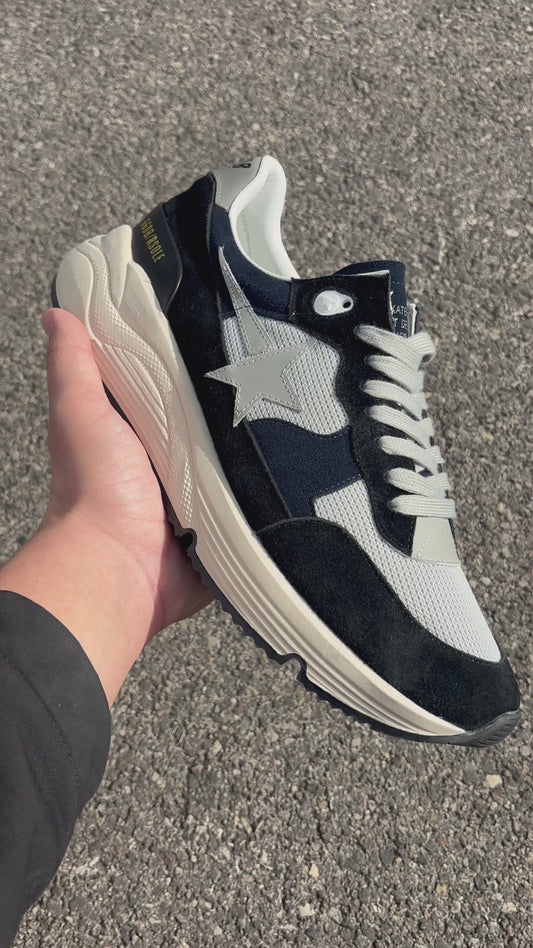 GOLDEN GOOSE RUNNING NOIRE BLEU MARINE