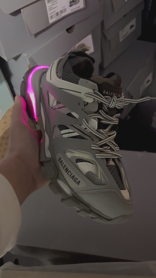 BALENCIAGA TRACK LED GRISE BLANCHE