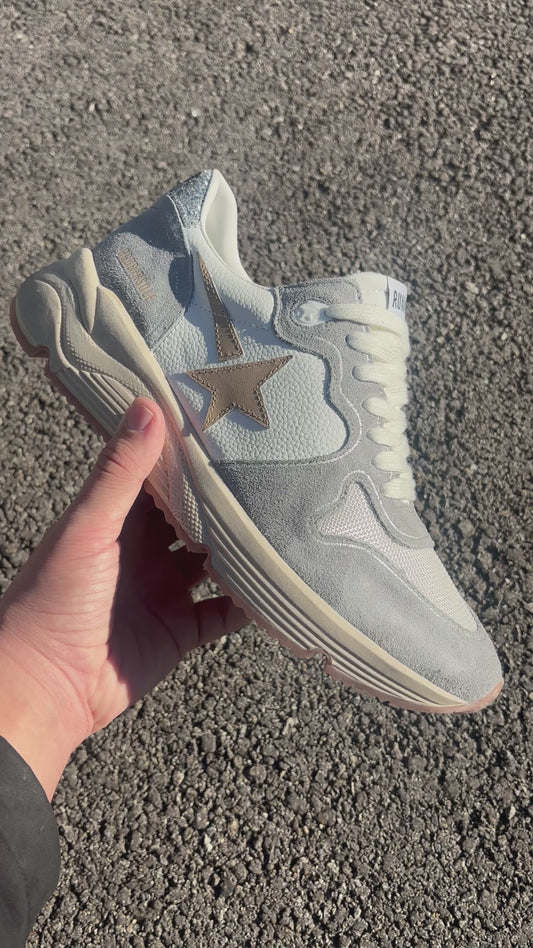GOLDEN GOOSE RUNNING BEIGE GRISE