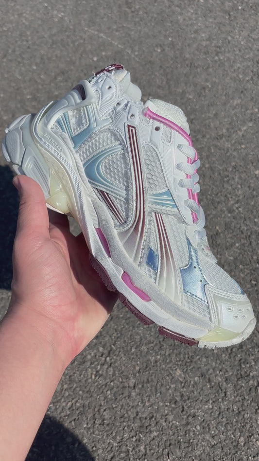 BALENCIAGA RUNNER V2 ROSE BLEUE